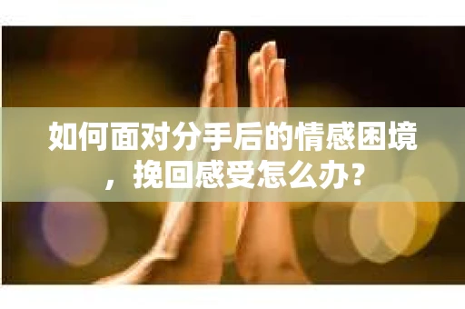 如何面对分手后的情感困境，挽回感受怎么办？