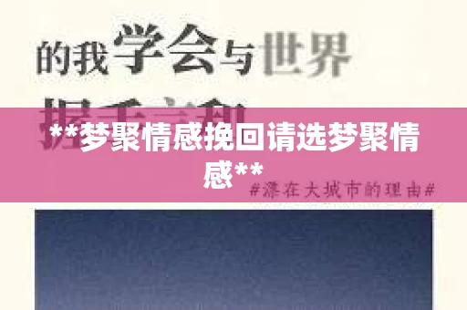 **梦聚情感挽回请选梦聚情感**