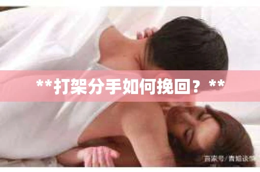 **打架分手如何挽回？**