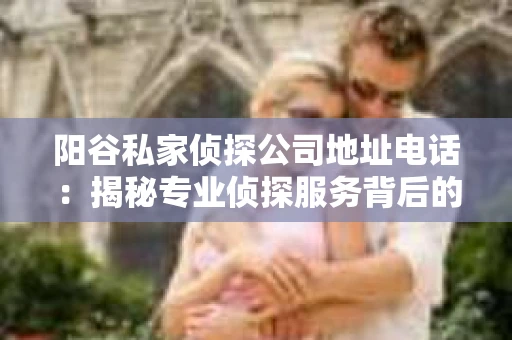 阳谷私家侦探公司地址电话：揭秘专业侦探服务背后的故事