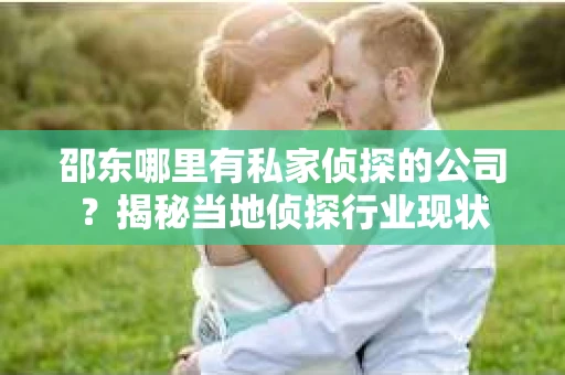 邵东哪里有私家侦探的公司？揭秘当地侦探行业现状