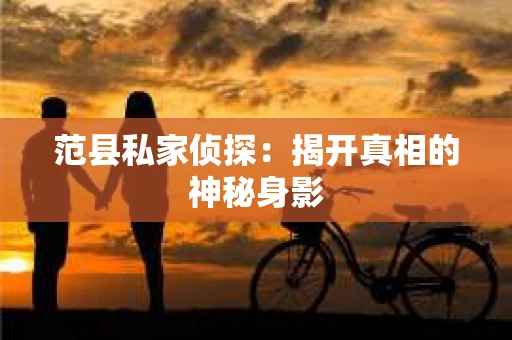 范县私家侦探：揭开真相的神秘身影