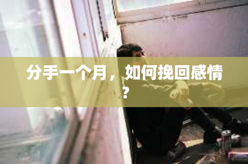 分手一个月，如何挽回感情？