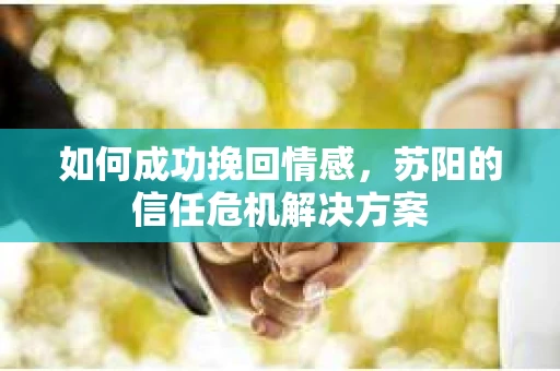 如何成功挽回情感，苏阳的信任危机解决方案