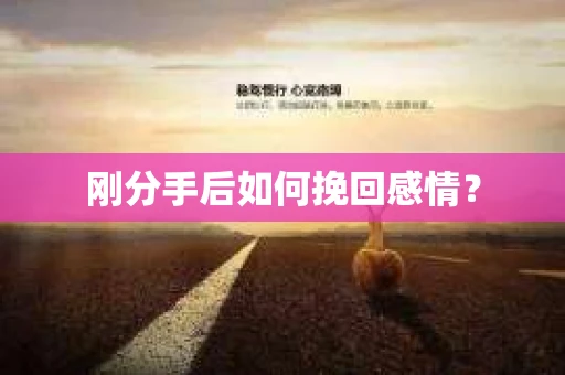 刚分手后如何挽回感情？